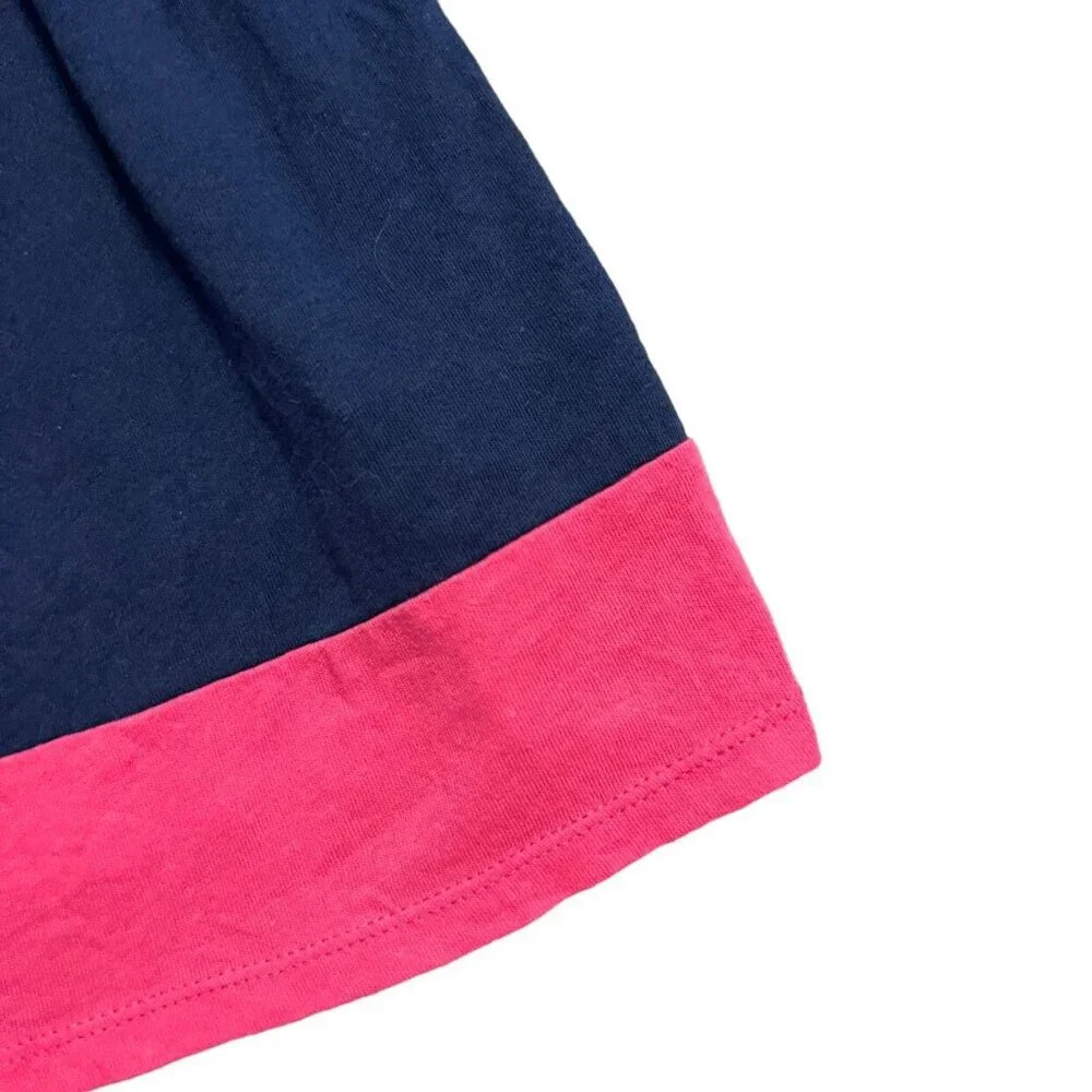 Old Navy 12-18m Navy & Pink Dress